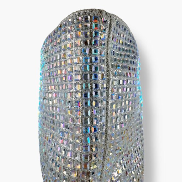 Steve Madden | 7.5 | Vibrant Rhinestone Knee-High Boots | Holiday | Party | Rare - Picture 2 of 16